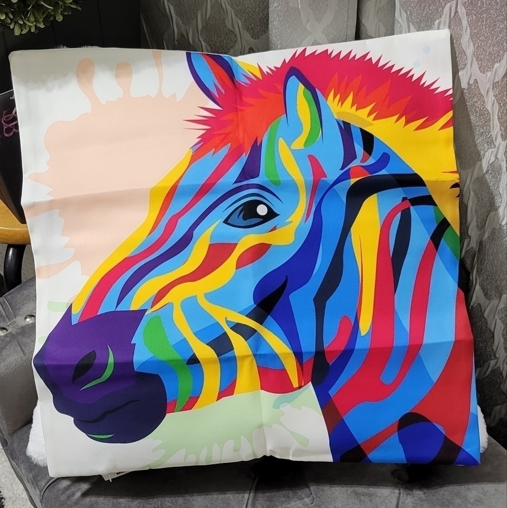 Abstract Animal Print Art Pillowcase - Picture 1 of 2